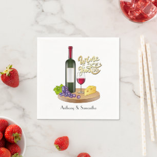Weinprobe Serviette