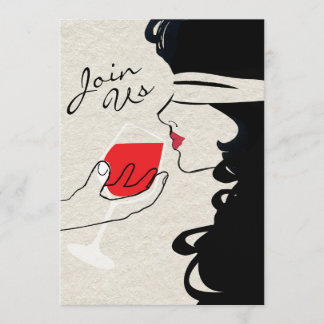 Weinprobe Sexy Einladung