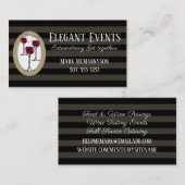 Weinprobe Sommelier Catering Visitenkarte, ... Visitenkarte (Vorne/Hinten)