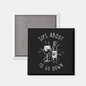 Weinprobe und Weinprobe Magnet (Vorderseite/Rückseite)