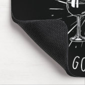 Weinprobe und Weinprobe Mousepad (Ecke)