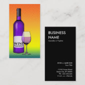 Weinprobe Visitenkarte (Vorne/Hinten)