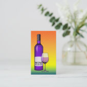 Weinprobe Visitenkarte (Stehend Vorderseite)