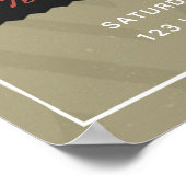 Weinprobe/ Wein und Käse hinzufügen Poster (Ecke)