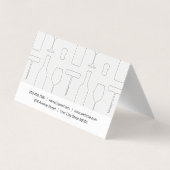 Weinprobe | Weinberg | Trauben Visitenkarten (Rückseite)