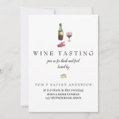 Weinprobeeinladung Einladung (Vorderseite)