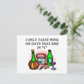 WEINprobendesign Postkarte (Stehend Vorderseite)