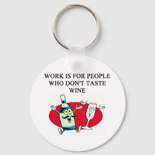 Weinprobeschmeckerentwurf Schlüsselanhänger