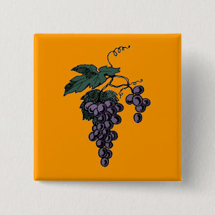 Weinrebe Button