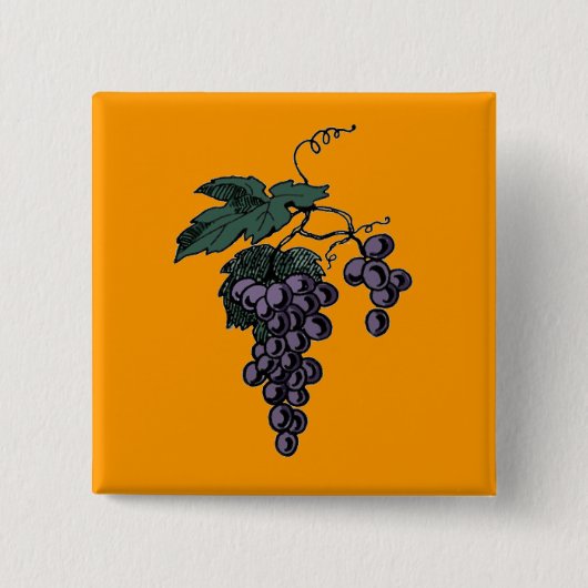 Weinrebe Button (Vorderseite)