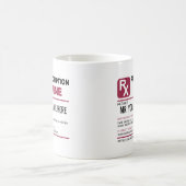 Weinrebe, Personalisierter Name Wein Kaffeetasse (Mittel)