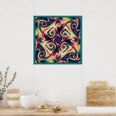 Weinrebe Poster (Küche)