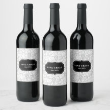 Weinrebe schwarz und weiß Elegant Ästhetisch.