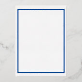 Weinrebe Schwarz-Weiß-Tafel Foil Einladung (Rückseite)