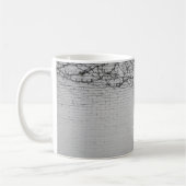 Weinrebe um Fenster Kaffeetasse (Links)