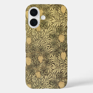 Weinrebe von William Morris, Vintage Stoffmuster iPhone 16 Hülle