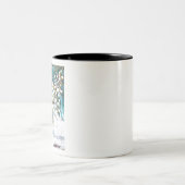 Weinrebemalerei Zweifarbige Tasse (Mittel)