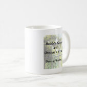Weinreben durch das Fenster gesehen Kaffeetasse (VorderseiteRechts)