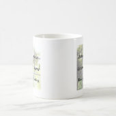 Weinreben durch das Fenster gesehen Kaffeetasse (Mittel)