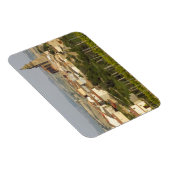 Weinreben im Vordergrund Magnet (Rechte Seite)