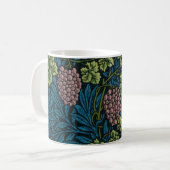 Weinreben mit Trauben rosa Trauben Kaffeetasse (Vorderseite Links)