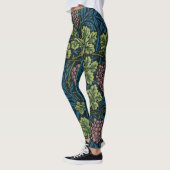 Weinreben mit Trauben rosa Trauben Leggings (Links)