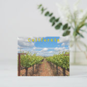 Weinreben Postkarte (Stehend Vorderseite)