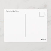 Weinreben Postkarte (Rückseite)