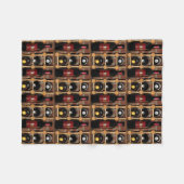 Weinregal-Fleece-Decke Fleecedecke (Vorderseite (Horizontal))