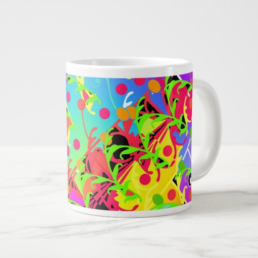 Weinreifen Jumbo-Tasse (Vorderseite Rechts)