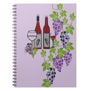 Weinrezept & Verkostungsnotizbuch Notizblock