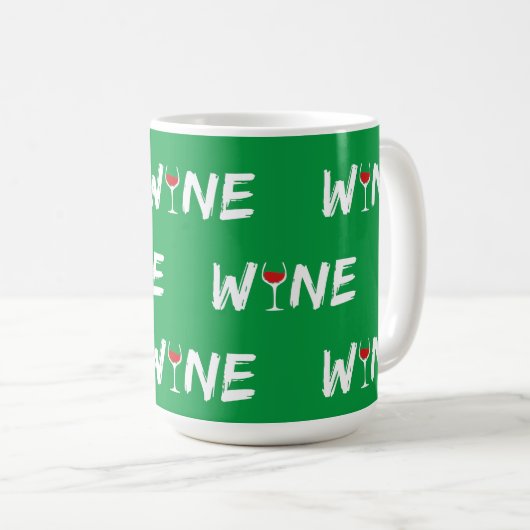 WEINrot Kaffeetasse (VorderseiteRechts)