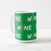 WEINrot Kaffeetasse (Vorderseite Links)