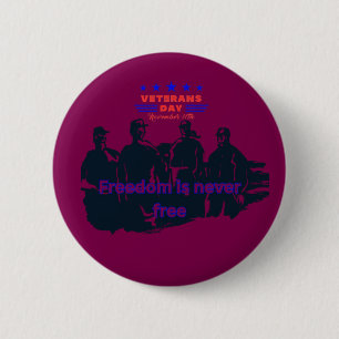 Weinroter Freiheitsverteidiger Button