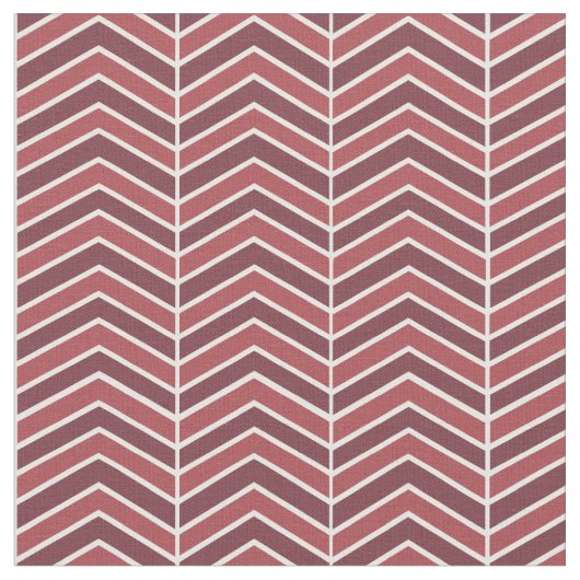 Weinrotes Zickzack Muster Stoff (Nahaufnahme)