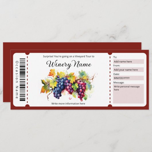 Weinroute Mendrisiotto Einladung (Vorne/Hinten)