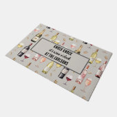 Weinroute Mendrisiotto Fußmatte (Schrägansicht)