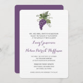 Weinroute Mendrisiotto | Hochzeit Einladung (Vorne/Hinten)