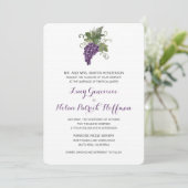 Weinroute Mendrisiotto | Hochzeit Einladung (Stehend Vorderseite)