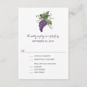 Weinroute Mendrisiotto   HochzeitsrSVP RSVP Karte