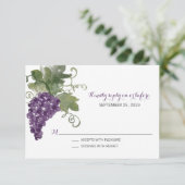 Weinroute Mendrisiotto | HochzeitsrSVP RSVP Karte (Stehend Vorderseite)
