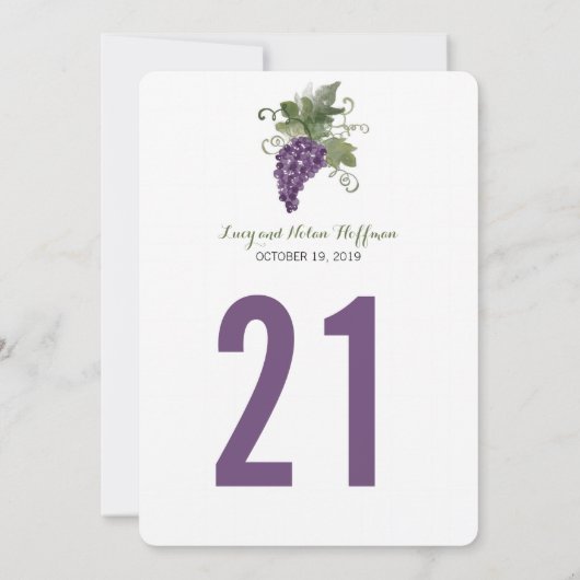 Weinroute Mendrisiotto | TISCHNUMMER (Rückseite)