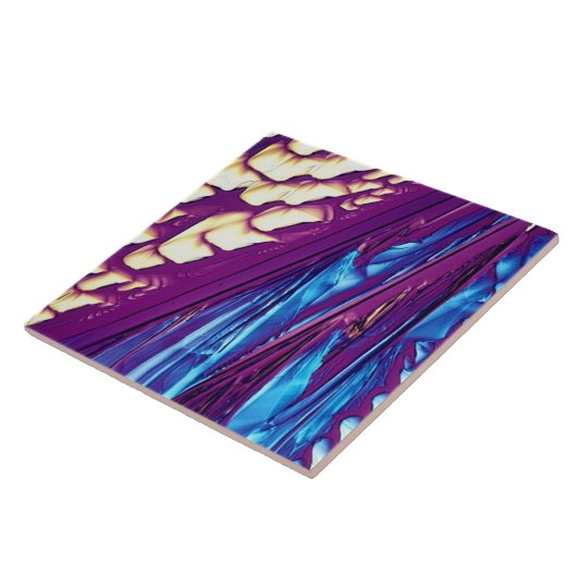 Weinsäure-Kristalle Fliese (Seite)