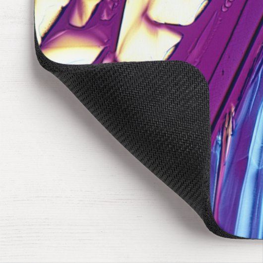 Weinsäure-Kristalle Mousepad (Ecke)