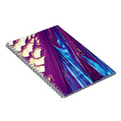 Weinsäure-Kristalle Notizblock (Rechte Seite)