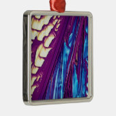 Weinsäure-Kristalle Ornament Aus Metall (Rechts)