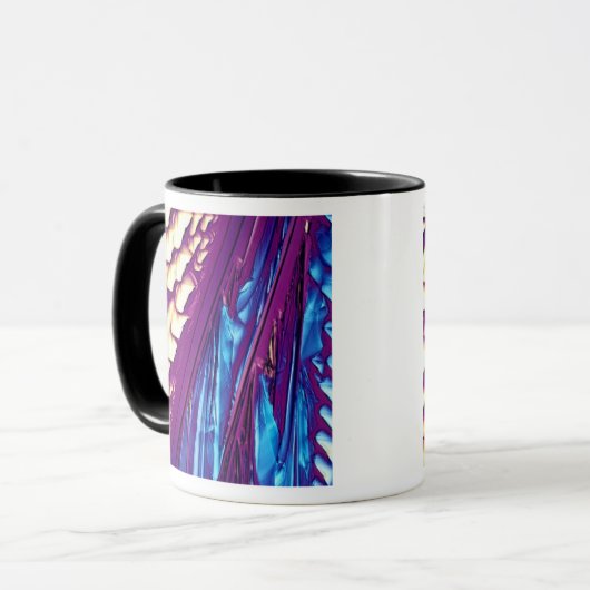 Weinsäure-Kristalle Tasse (Vorderseite Links)