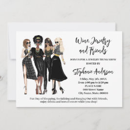 Weinschmuck und Freunde Trunk Show Einladung