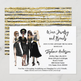 Weinschmuck und Freunde Trunk Show Einladung