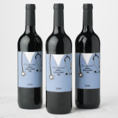 Weinsiegel der Pflegeschule Weinetikett (Flaschen)